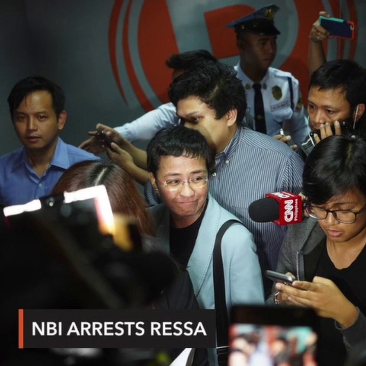 Maria Ressa arrested for cyber libel