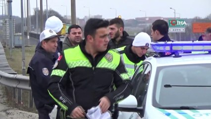 Ehliyetsiz sürücü 25 kilometrelik kovalamaca sonunda yakalandı