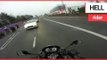 Reckless biker who filmed himself dodging in and out of traffic is jailed | SWNS TV