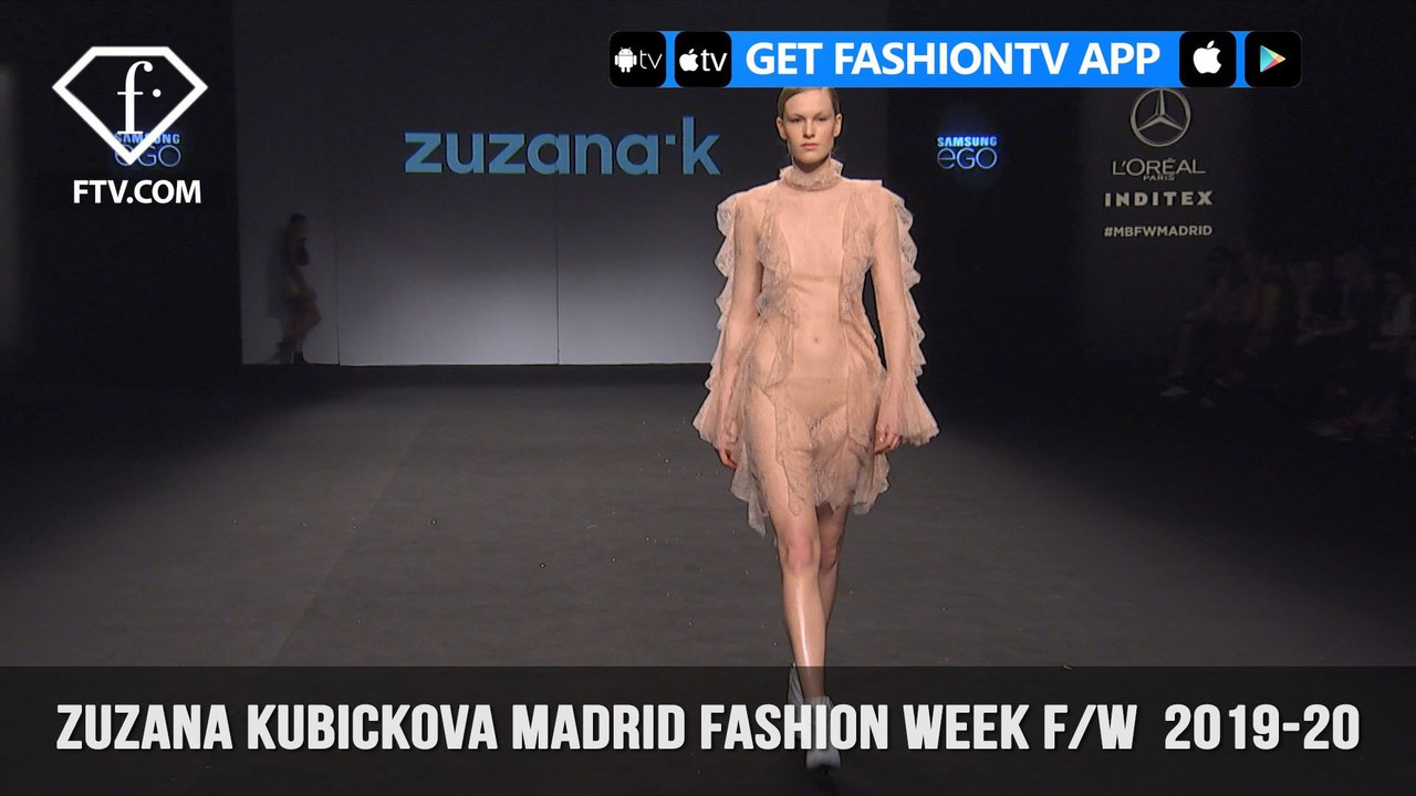 ZUZANA KUBICKOVA Madrid Fashion Week Fall/Winter  2019-20 | FashionTV | FTV