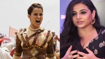 Manikarnika: Vidya Balan praises Kangana Ranaut's film after Sushmita Sen ; Watch video | FilmiBeat