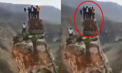 350 metre yükseklikte halay çektiler