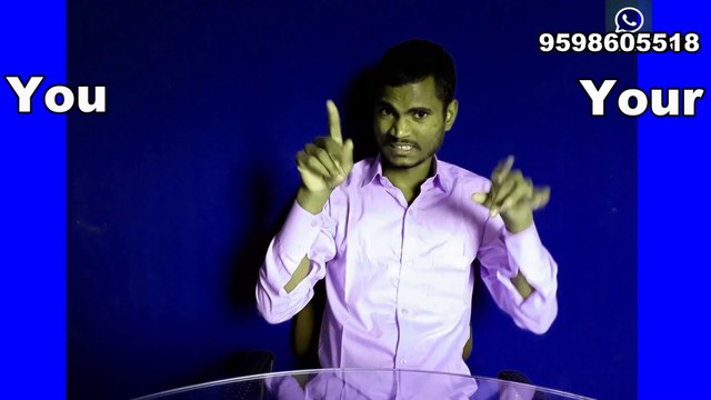 Learn English Grammer Day-38 || Mean:- Your