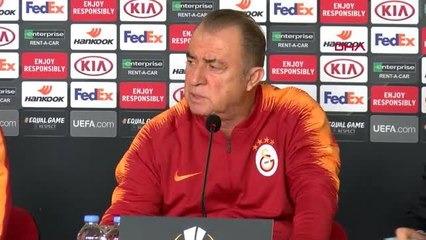 Spor Galatasaray Teknik Direktörü Fatih Terim'in Açıklamaları