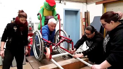 Les jeunes fabriquent leurs caisses à savon à Farébersviller