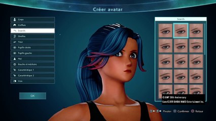 JUMP FORCE Création De Personnage