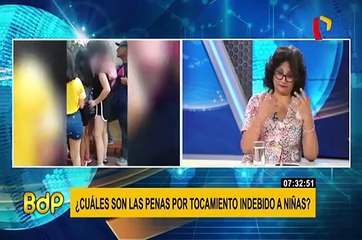 ¿Cuáles son las penas por tocamientos indebidos a niños?, experta opina