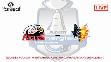 SYNERGLACE LIGUE MAGNUS  - Playoffs 1/4 de Finale - Nice Vs. Grenoble en direct