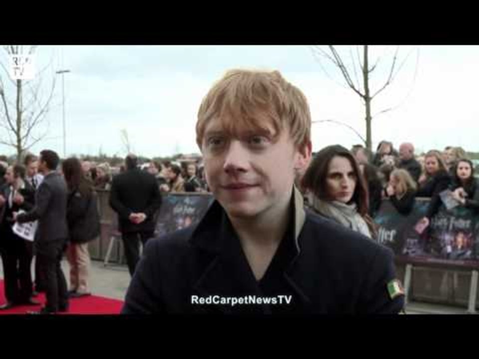 Rupert Grint  Interview - Harry Potter Studio Tour Opening