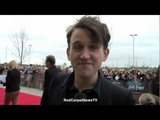 Harry Melling Intervew - Harry Potter Studio Tour Opening