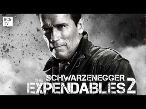 The Expendables 2 Schwarzenegger & Stallone Interview - Arnie Talks Big Screen Return