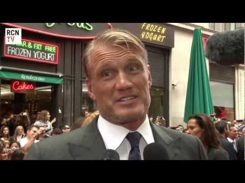 The Expendables 2 UK Premiere Dolph Lundgren Interview