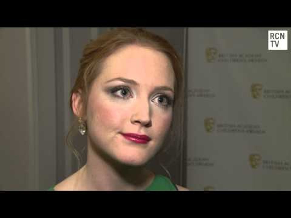 Olivia Hallinan Backstage Interview BAFTA Children's Awards 2012