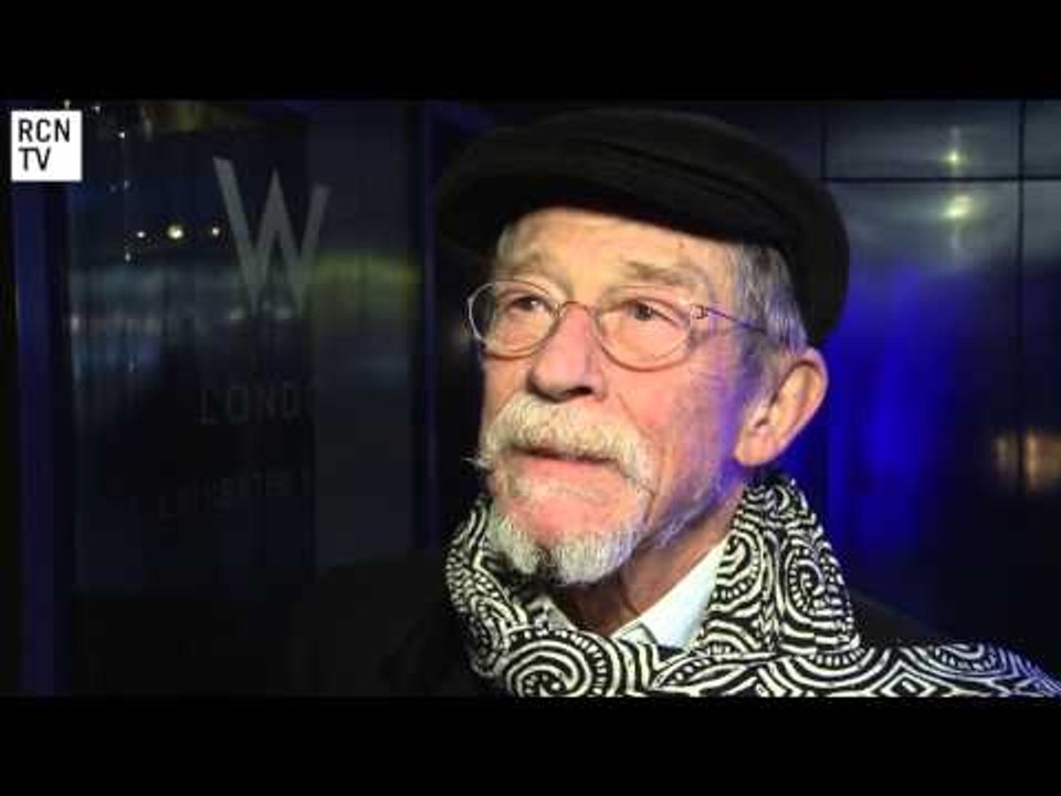John Hurt Interview - Doctor Who 50th Anniversary, Hercules & Only Lovers Left Alive