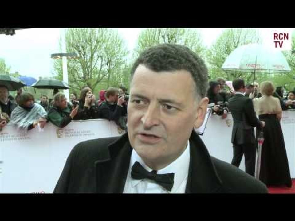 Steven Moffat Interview Doctor Who & Sherlock BAFTA TV Awards 2013