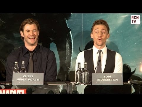 Thor Vs Loki Tom Hiddleston & Chris Hemsworth Interview Thor The Dark World Premiere