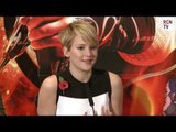 Jennifer Lawrence Interview - Amazing Family - Hunger Games Catching Fire Premiere