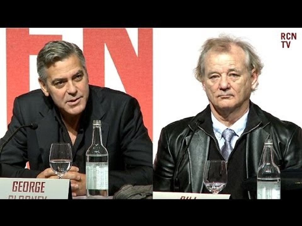The Monuments Men Premiere Interviews - George Clooney, Matt Damon & Bill Murray