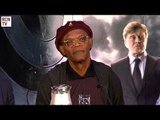 Samuel L Jackson Interview - Nick Fury Eyepatch - Captain America The Winter Soldier Premeire