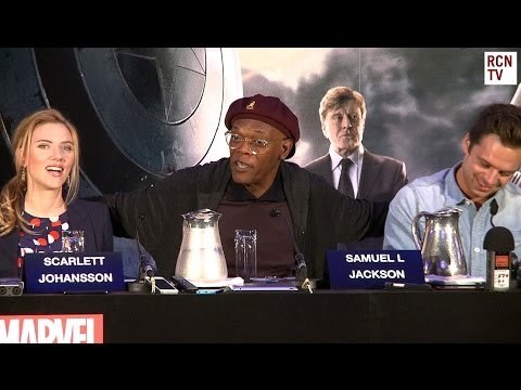 Samuel L Jackson Interview - Nick Fury - Captain America The Winter Soldier Premiere