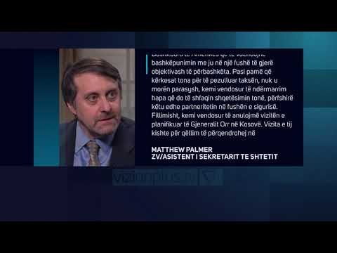 ShBA për Kosovën: “Po prishni marrëdhëniet tona me taksën ndaj Serbisë” - - Vizion Plus