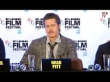 Fury Press Conference - Brad Pitt, Logan Lerman, David Ayer