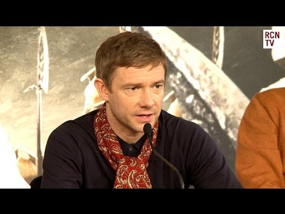 Martin Freeman Interview -  The Hobbit Battle of the Five Armies Premiere