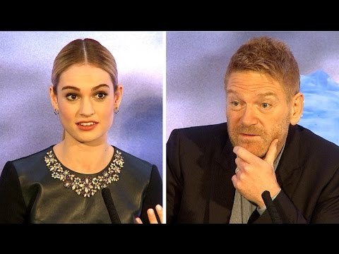 Cinderella Without Songs - Lily James & Kenneth Branagh Interview