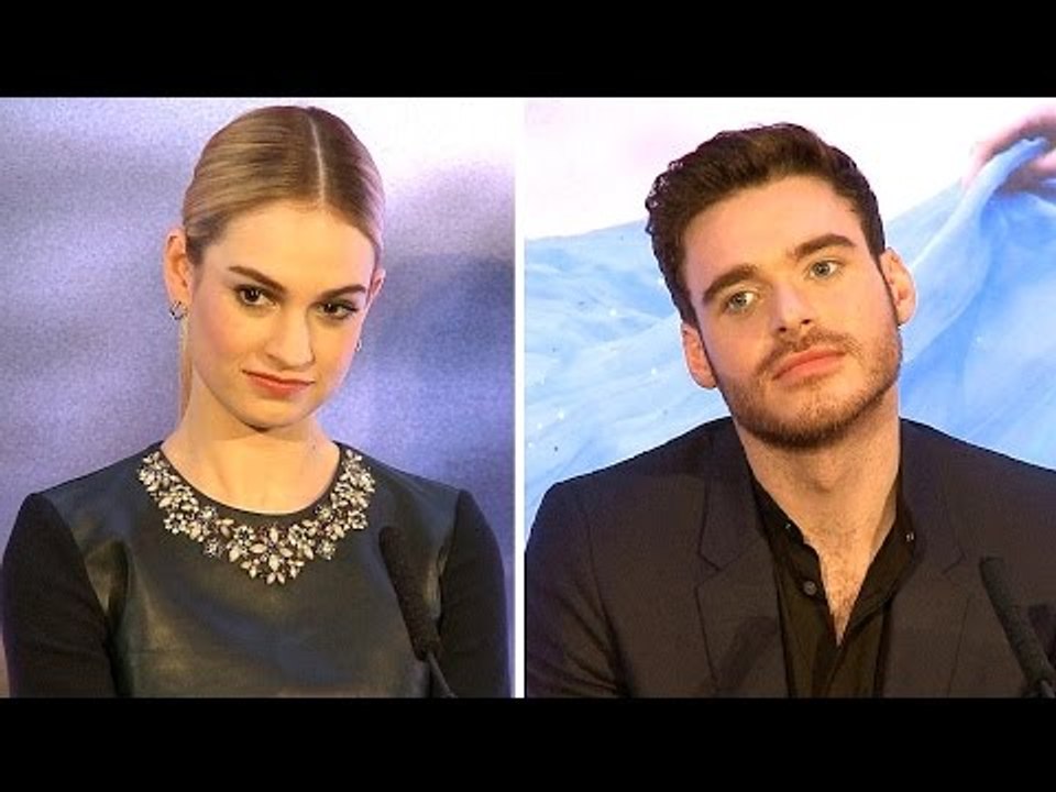Cinderella Press Conference - Lily James, Richard Madden, Kenneth Branagh
