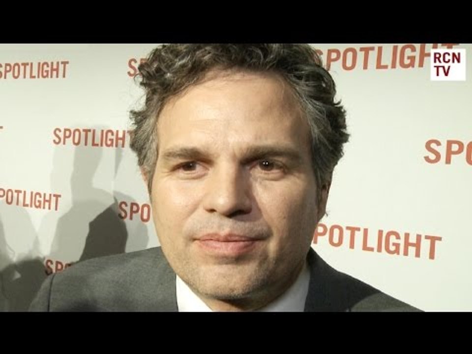 Mark Ruffalo Interview Spotlight Premiere
