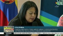 Presentan informe sobre menores afectados por la guerra en Colombia