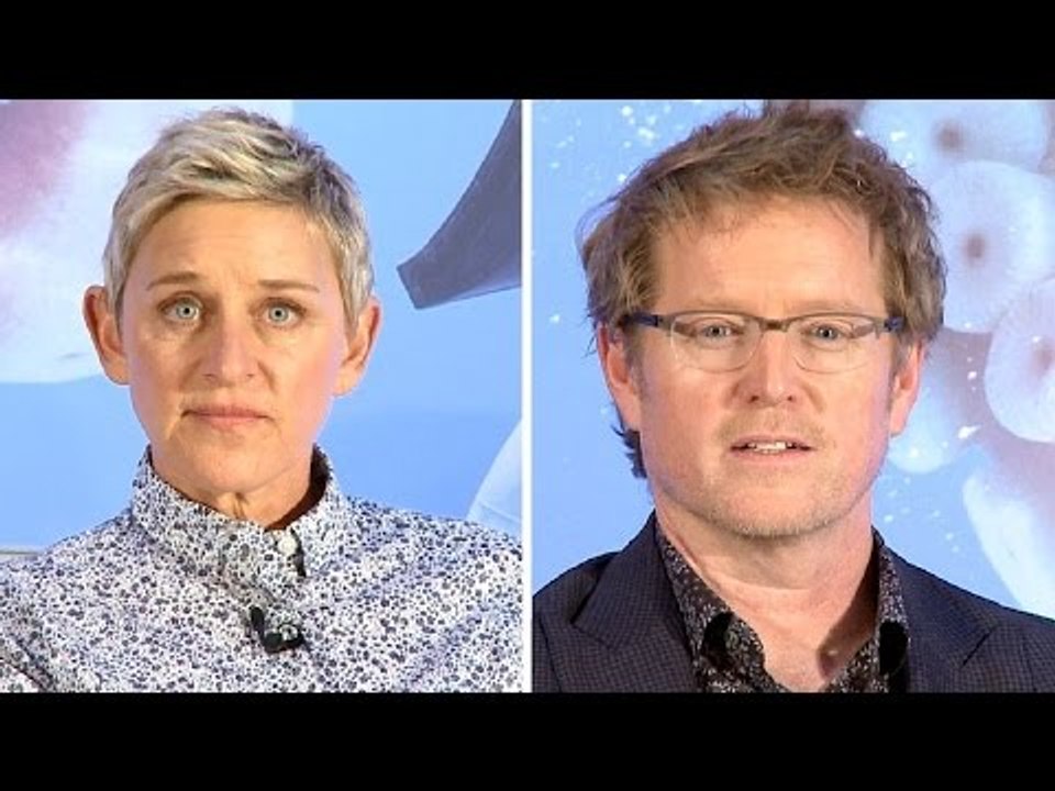 Finding Dory Family Themes - Ellen DeGeneres & Andrew Stanton Interview