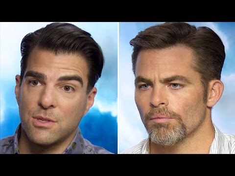 Chris Pine & Zachary Quinto Interview - Alice Eve vs Sofia Boutella