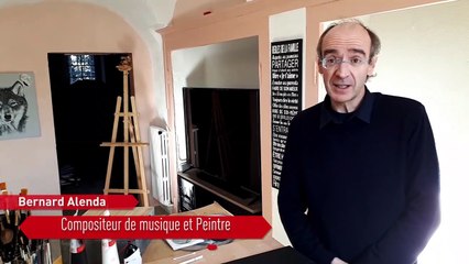 MONTÉLIMAR Bernard Alenda, le musicien devenu peintre