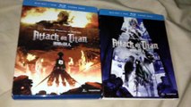 Attack On Titan Season 1 Parts 1 & 2 Blu-Ray/DVD Unboxings