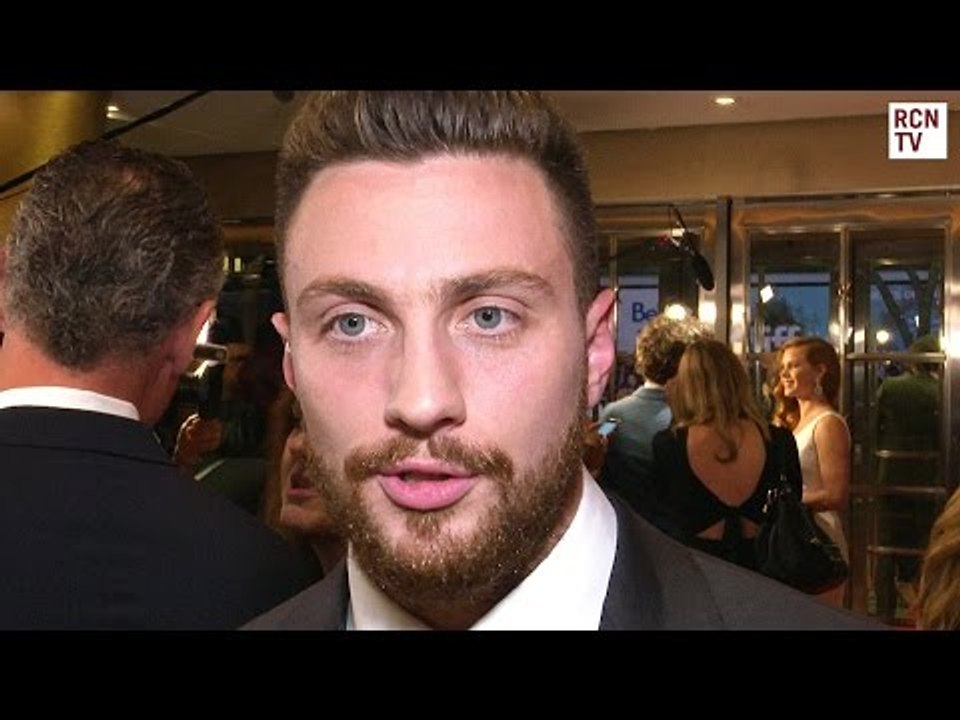 Aaaron Taylor-Johnson Interview Nocturnal Animals Premiere