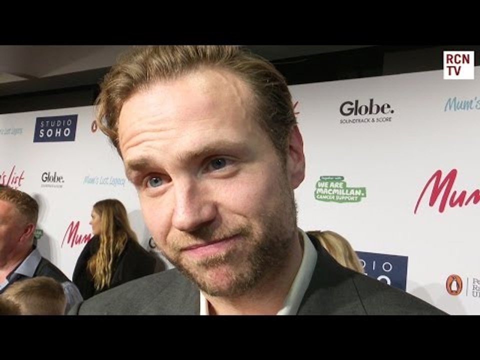 Rafe Spall Interview Mum's List Premeire