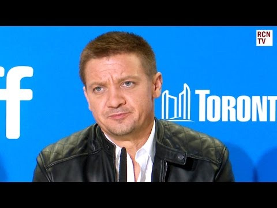 Jeremy Renner Interview Arrival Premiere TIFF