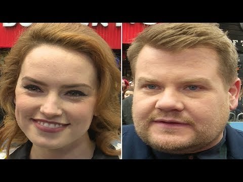 Peter Rabbit Premiere Interviews - Daisy Ridley, James Corden, Domhnall Gleeson