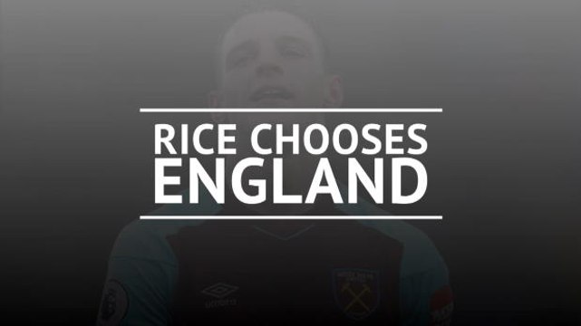 Declan Rice switches international allegiance to England