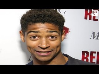 Alfie Enoch Interview Red West End Premiere