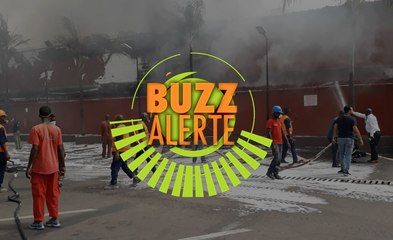 Buzz alerte / Abidjan Marcory :  Un incendie détruit un entrepôt de Prima center