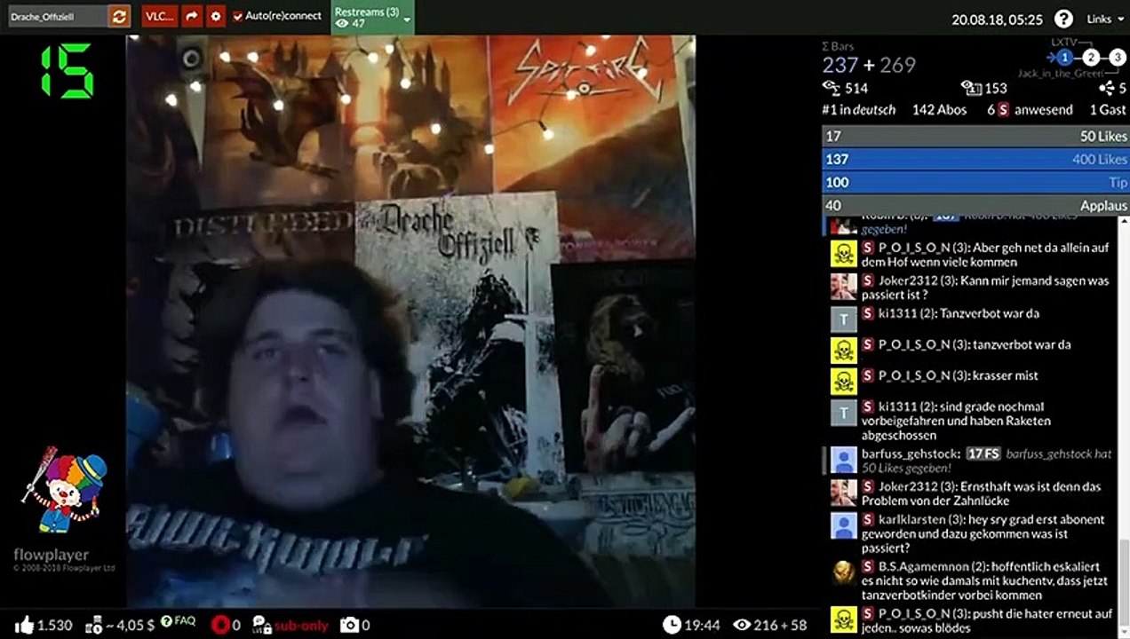 Drachenlord Husten Compilation August 2018