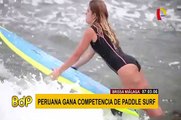 Brissa Málaga: peruana ganó competencia de Paddle Surf