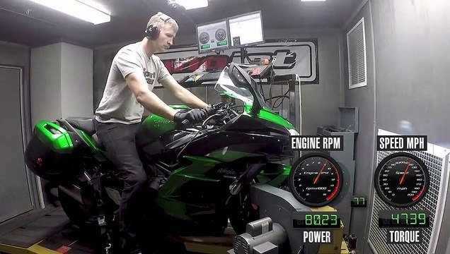 2019 Kawasaki H2 SX SE Dyno