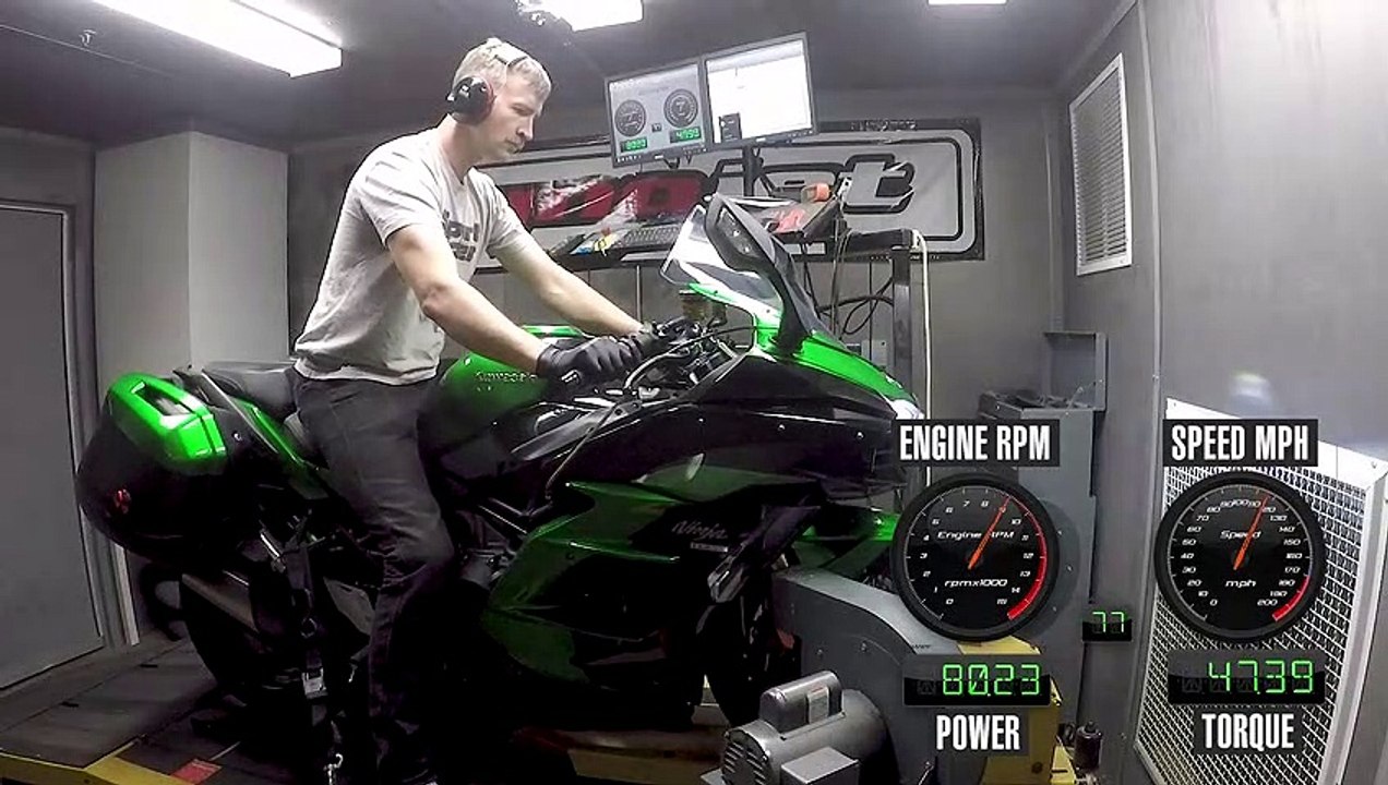 2019 Kawasaki H2 SX SE Dyno