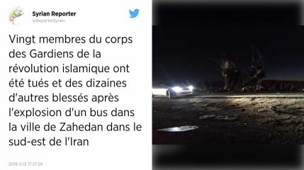 Iran. Vingt Gardiens de la révolution tués dans un attentat