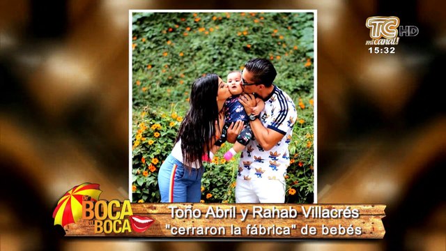 Toño Abril y Rahab Villacrés “cerraron la fábrica” de bebés