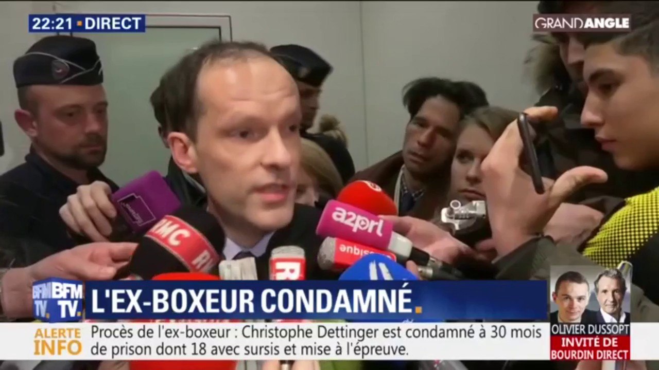 Procès de l'ex-boxeur: L'avocat des parties civiles se félicite, "la gravité des faits a été reconnu"