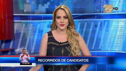 Recorrido de candidatos en campaña electoral